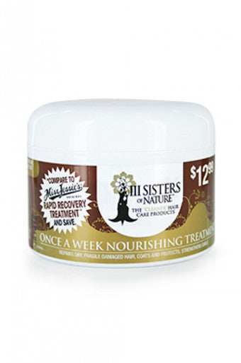 Three Sisters of Nature-3 Once A Week Nourish Treat-Brown (8oz)