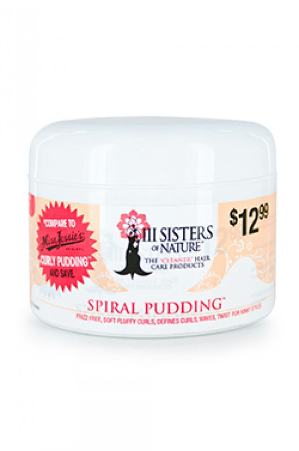 Three Sisters of Nature-2 Spiral Pudding-Peach (8oz)