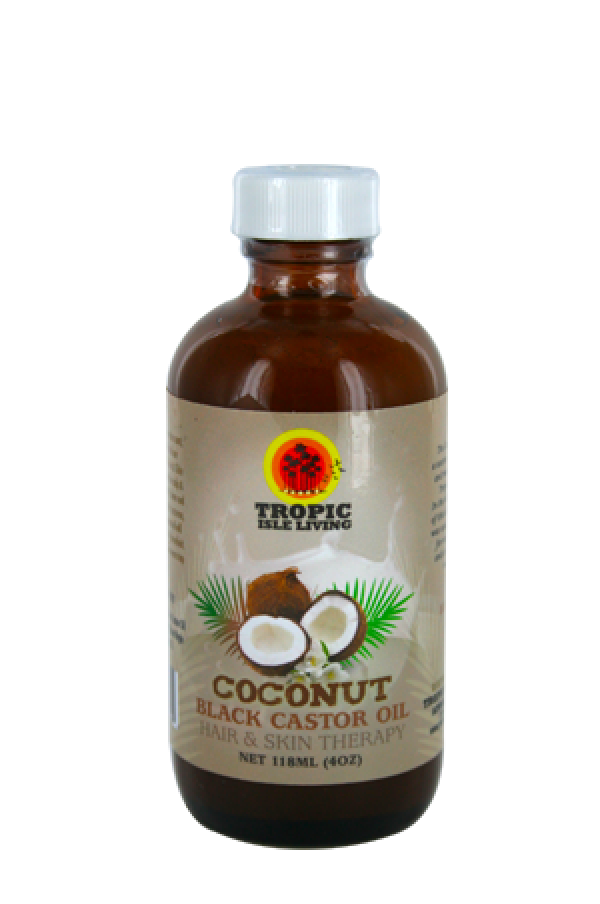 Tropic Isle Living-5 Jamaican Coconut Balck Castor Oil (4oz)