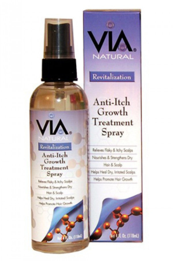 Via Natural-30 VIa Anti-Itch Growth Treatment Spray (4 oz)