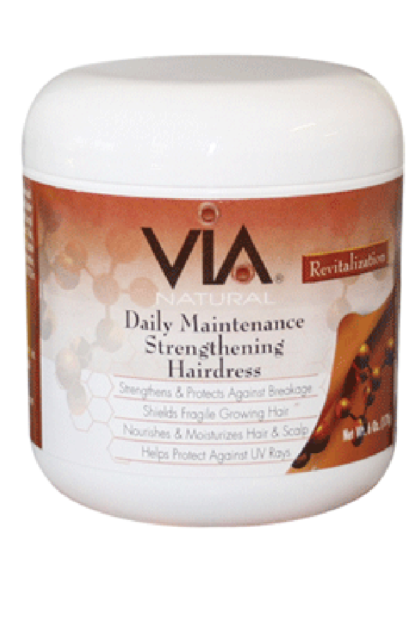 Via Natural-25 Daily Maintenance Strengthening Hairdress -6oz