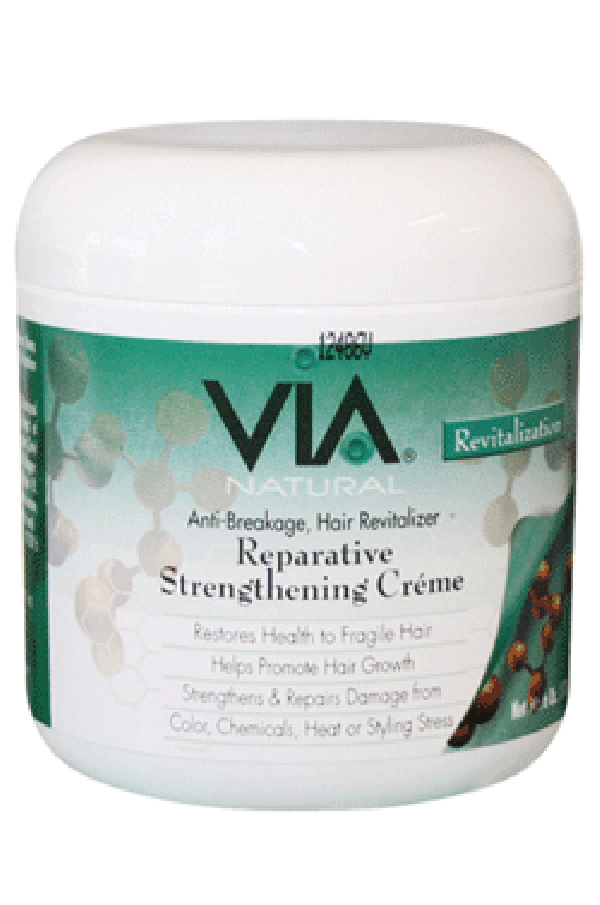 Via Natural-26 Reparative Strenfthening Cream -6oz