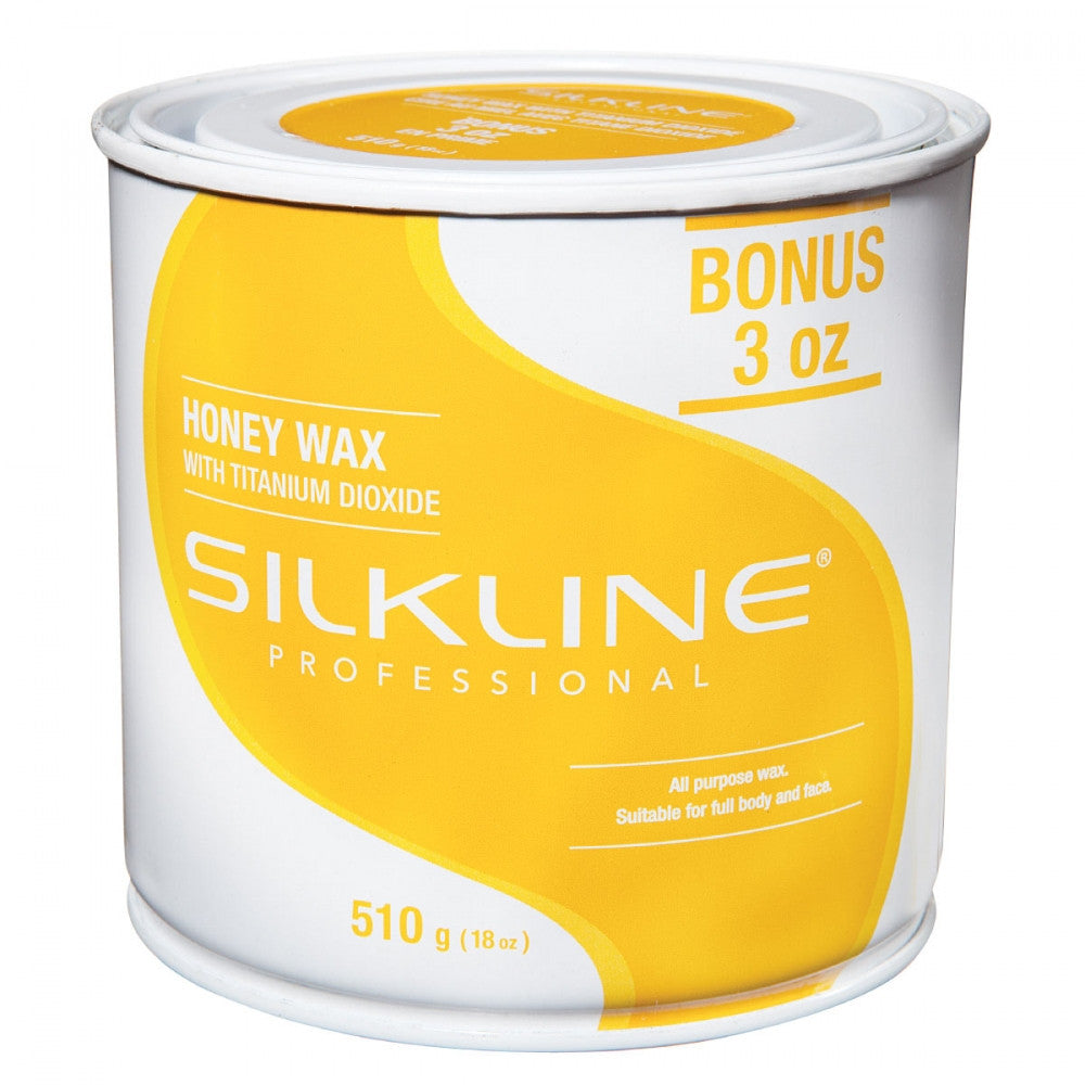 Silkline Golden Honey Wax W/Titanium Dioxide 18oz. SL18HONEC
