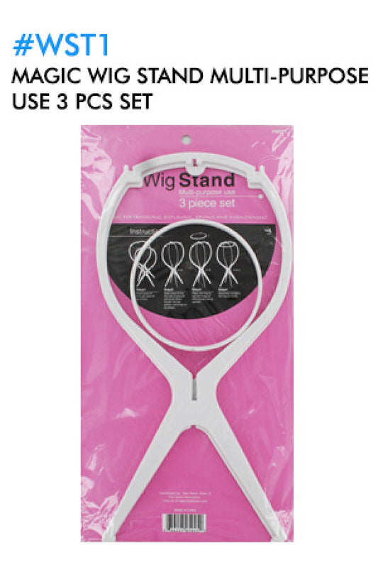 Magic Wig Stand Multi-Purpose use 3 pcs set WST1-pc