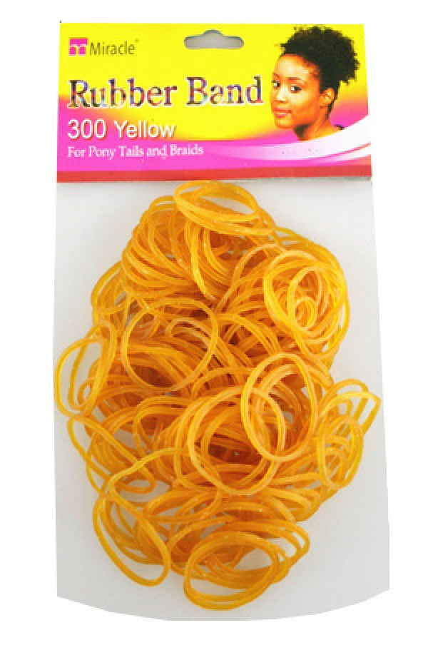 Miracle-0652 Rubber Band 300 Yellow -dz