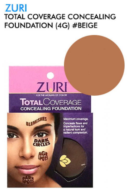 ZURI-6 Total Coverage Concealing Foundation(4g) Beige