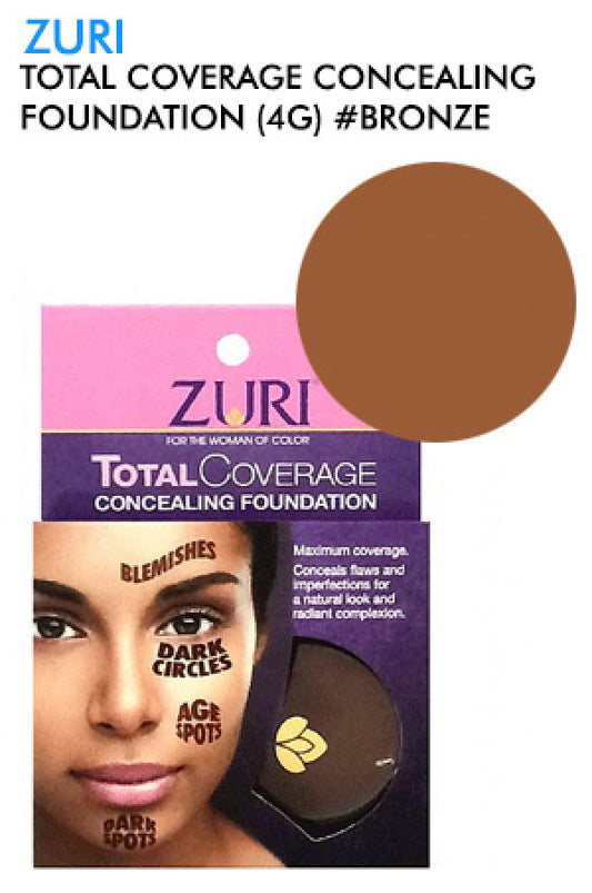 ZURI-6 Total Coverage Concealing Foundation(4g) Bronze