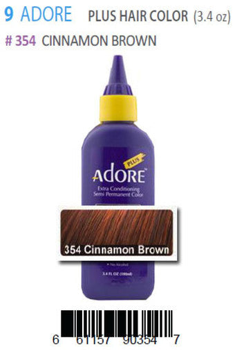 Adore-9 Plus Hair Color 354 Cinnamon Brown