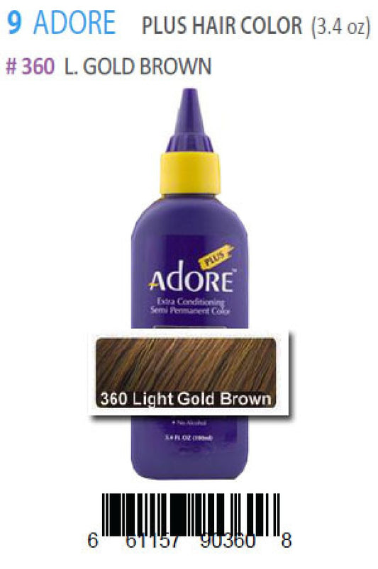 Adore-9 Plus Hair Color 360 L.Gold Brown