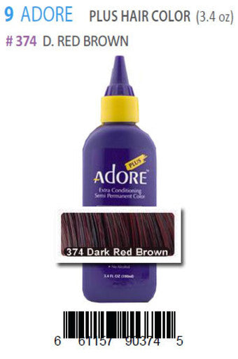 Adore-9 Plus Hair Color 374 D.Red Brown
