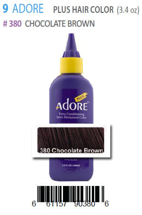 Adore-9 Plus Hair Color 380 Chocolate Brown