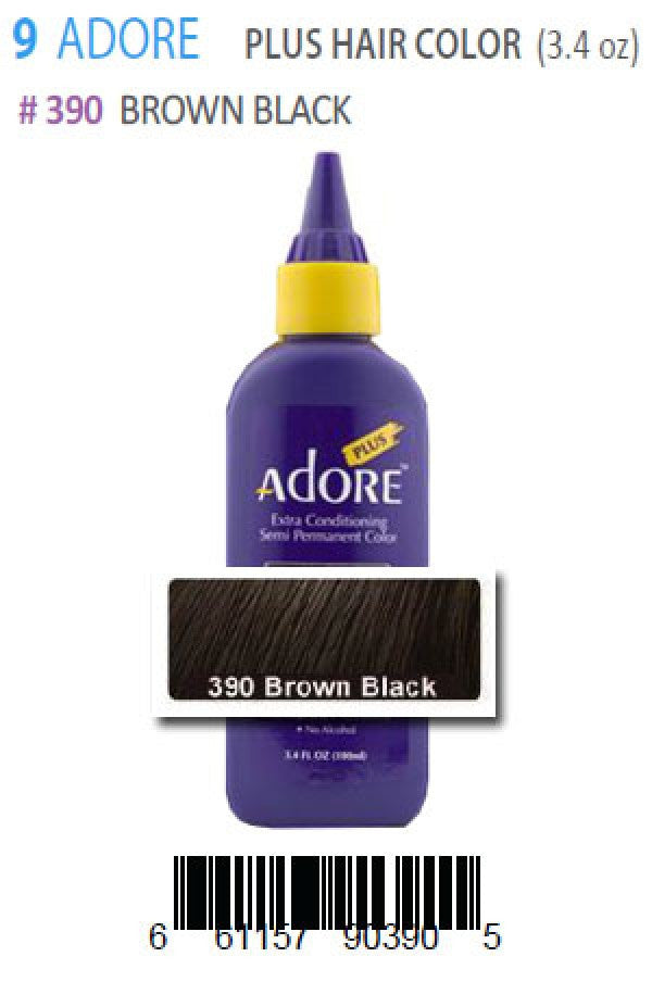 Adore-9 Plus Hair Color 390 Brown Black