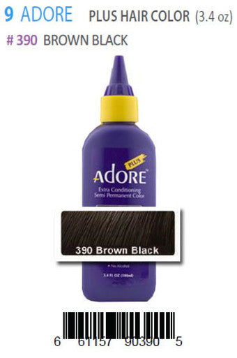 Adore-9 Plus Coloration Cheveux 390 Brun Noir
