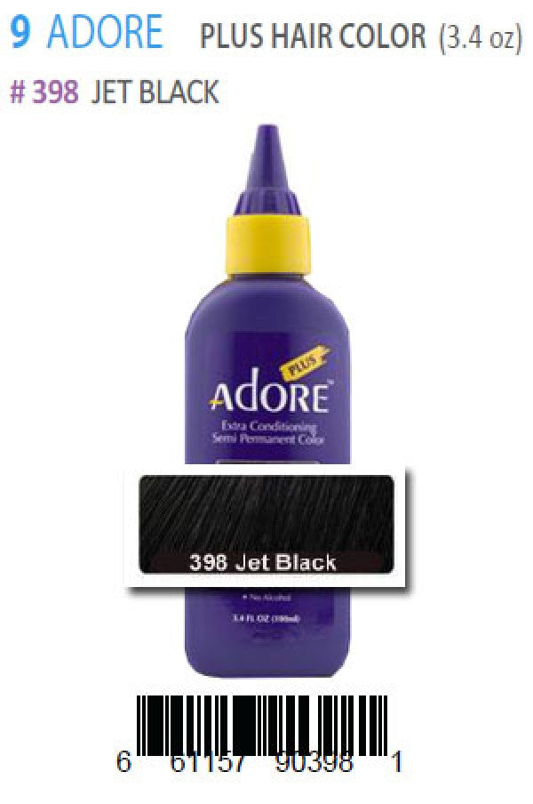 Adore-9 Plus Hair Color 398 Jet Black
