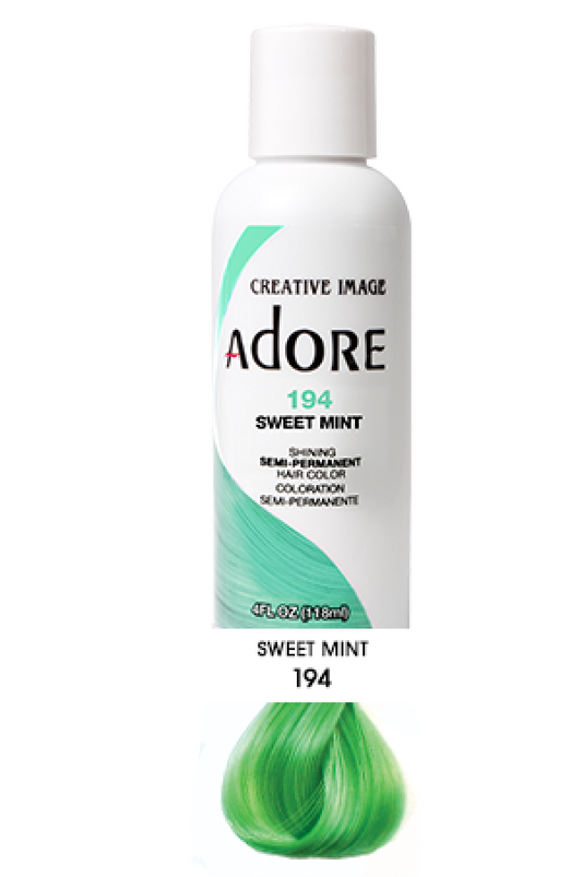 Adore-1 Semi Permanent Hair Color (4 oz)- 194 Sweet Mint