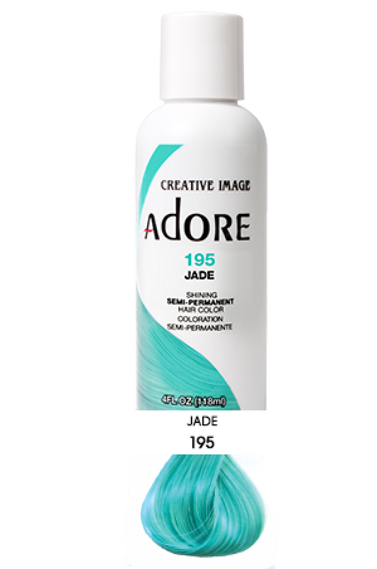 Adore-1 Semi Permanent Hair Color (4 oz)- 195 Jade