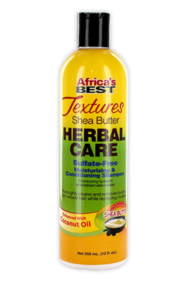 Africa's Best-99 Texture Herbal Care Moist&Cond Shamp(12oz)