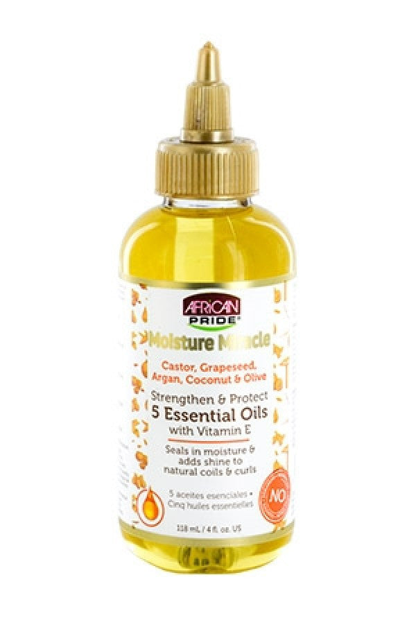 African Pride-79 Moisture Miracle 5 Essential Oil W / Vitamin E (4 oz)