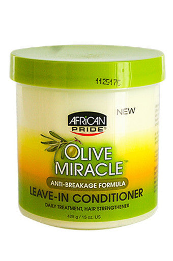 African Pride-38 Olive Miracle Leave-In Conditioner-Jar(15oz)