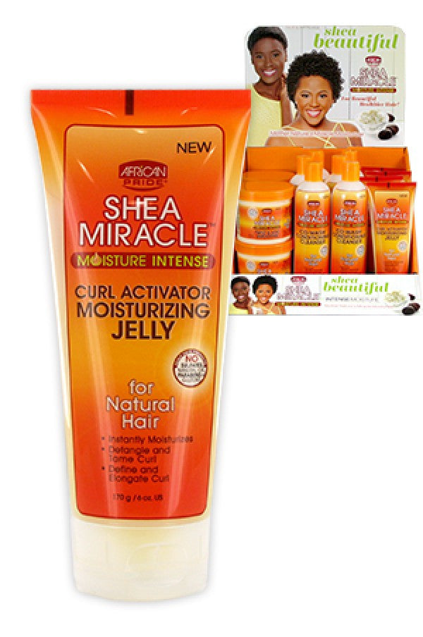 African Pride-70 Shea Miracle Curl Acti Moisturiz Jelly(6oz)