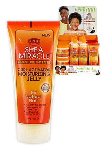 African Pride-70 Shea Miracle Curl Acti Moisturiz Jelly(6oz)