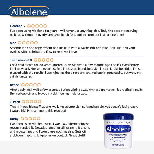 albolene moisturizing cleanser