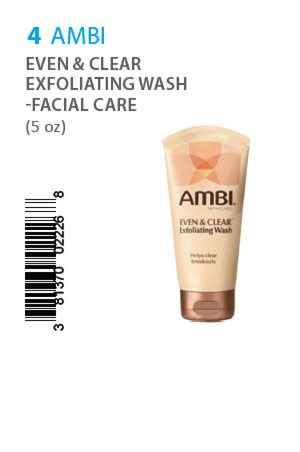 Ambi-4 Even & Clear Exfoliating Wash (5 oz)