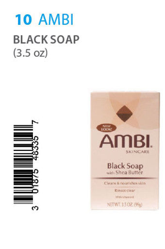 Ambi-10 Black Soap (3.5oz)