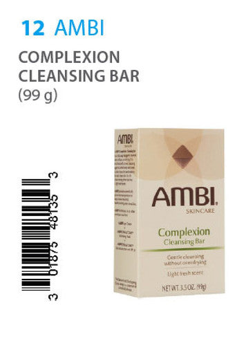 Ambi-12 Complexion Cleansing Bar(3.5oz)