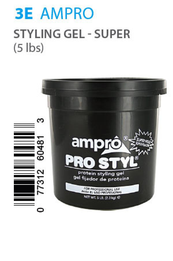 Ampro-3E Pro Styl Protein Styling Gel Super Hold (5LB)