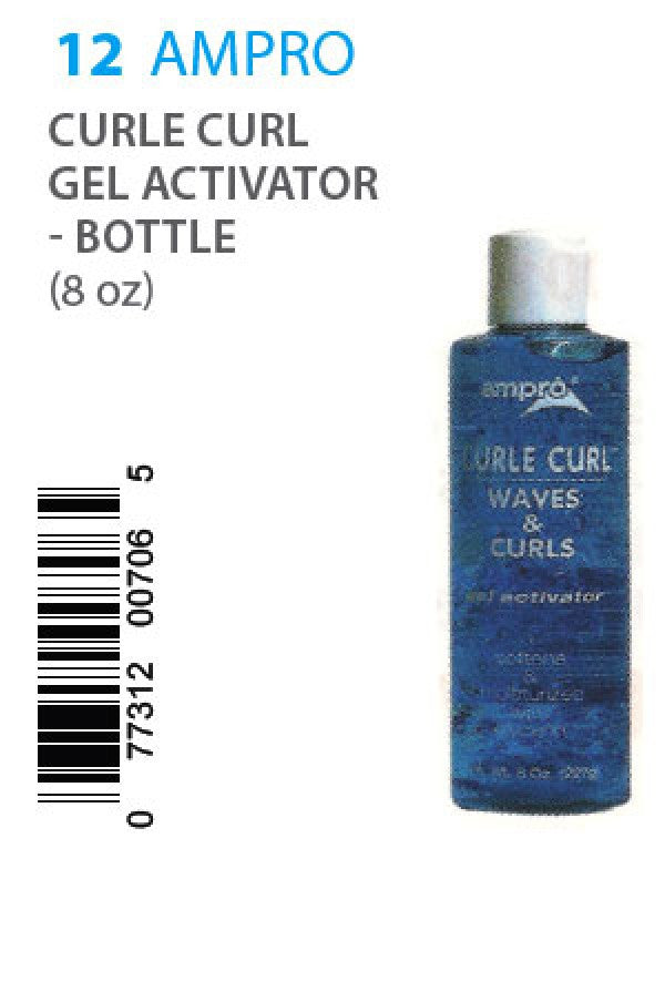 Ampro-12 Curle Curl Gel Activator - Bottle (8 oz)