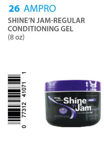 Ampro-26 Shine'n Jam - Regular Conditioning Gel (8 oz)