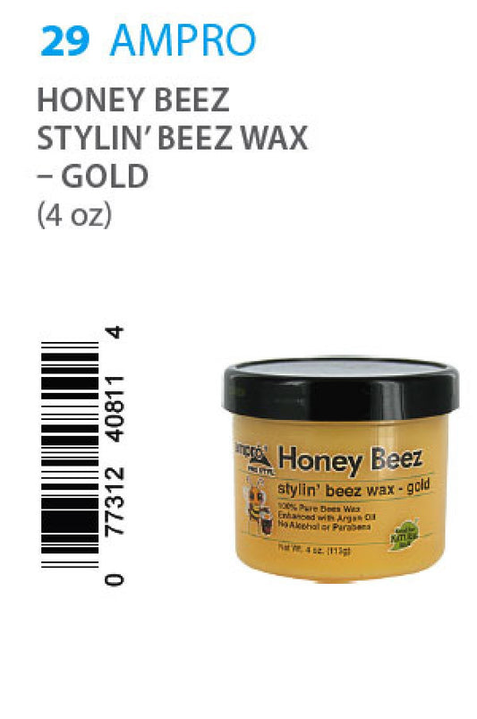 Ampro-29 Styl Honey Beez Wax - Gold (4 oz)