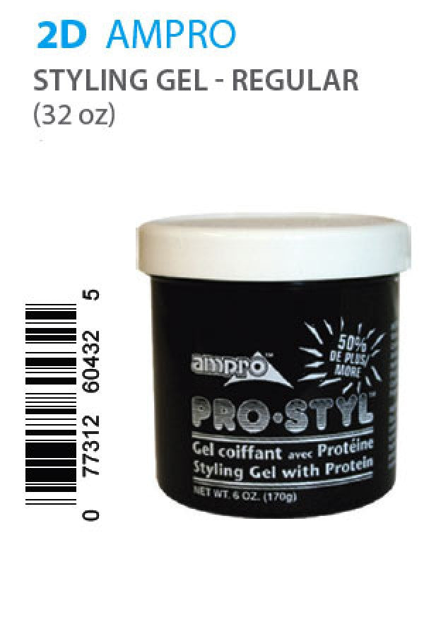 Ampro-2D Styling Gel - Regular (32 oz)