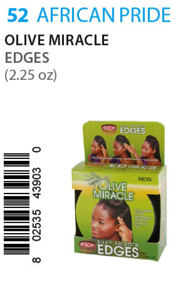 African Pride-52 Olive Miracle Edges (2.25oz)