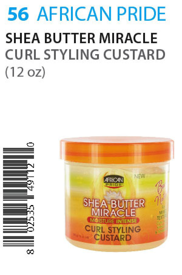 African Pride-56 SB Miracle Curl Styling Custard (12oz)