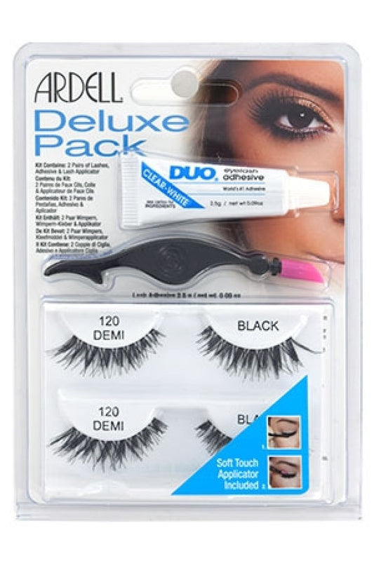 Ardell Deluxe Pack Eyelashes 120 (Black)