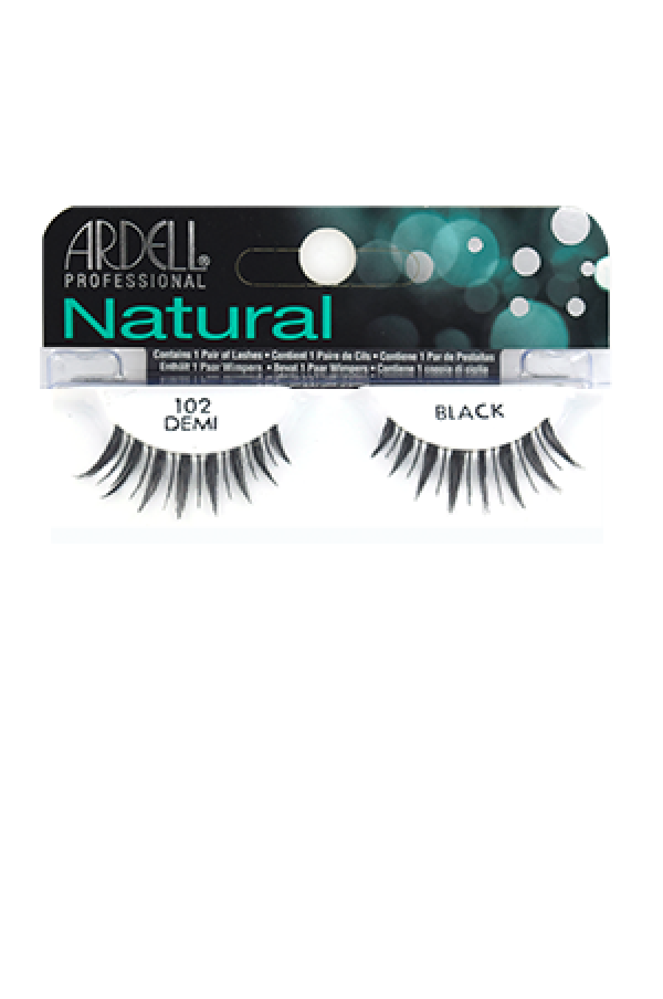 Ardell Natural Eyelashes 102 (Demi Black)