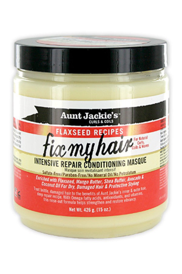 Aunt Jackie's-17 Flaxseed Intensive Repair Cond Masque(15oz)