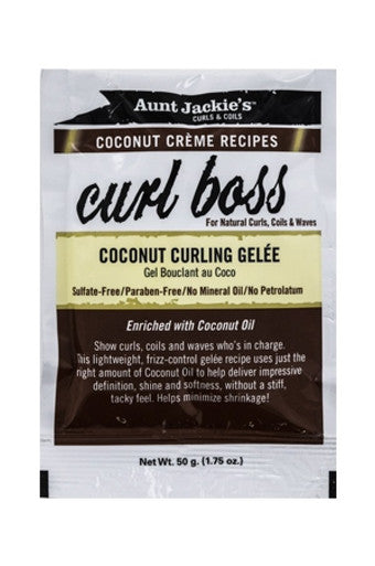 Aunt Jackie's-29 Crème Curl Boss à la noix de coco (1,75 oz/12 pièces/ds)