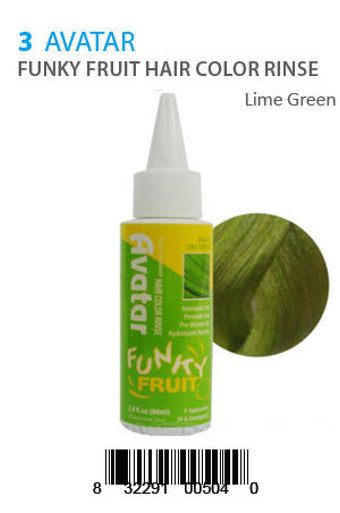 Avatar-5 Funky Fruit Hair Color Rinse Lime Green