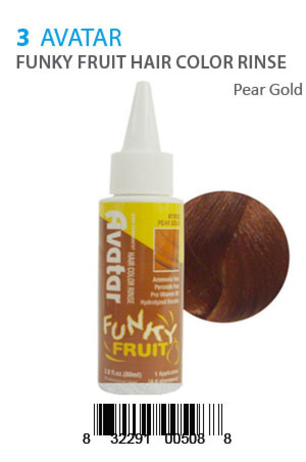 Avatar-5 Funky Fruit Hair Color Rinse Pear Gold