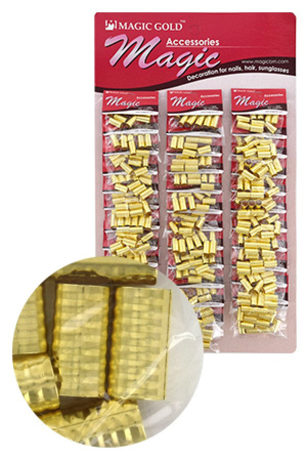 CX6623 Gold Hair & Nail Ring Bead (36/cd)