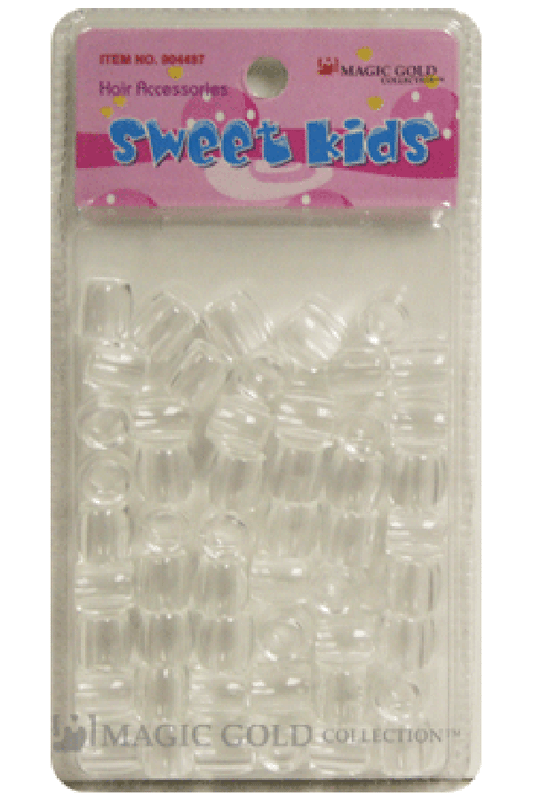 Magic Gold Plastic Bead Ring 1988 Clear - pc