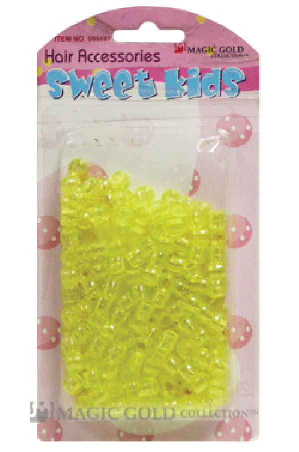Magic Gold Plastic Bead (S) 1976 Crystal Yellow - pc