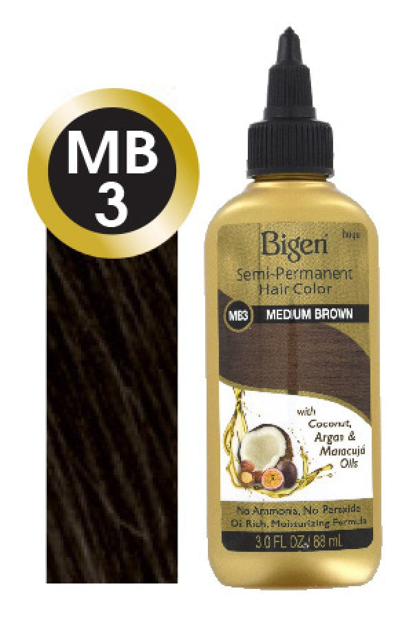 Bigen-7 Semi-Permanent Hair Color MB3 Medium Brown