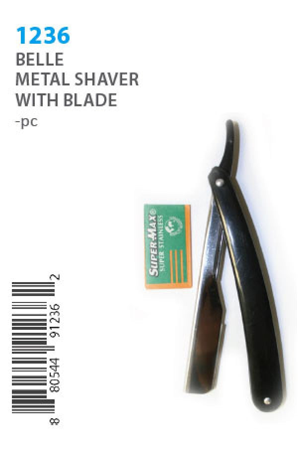1236 Belle Metal Shaver with Blade -pc