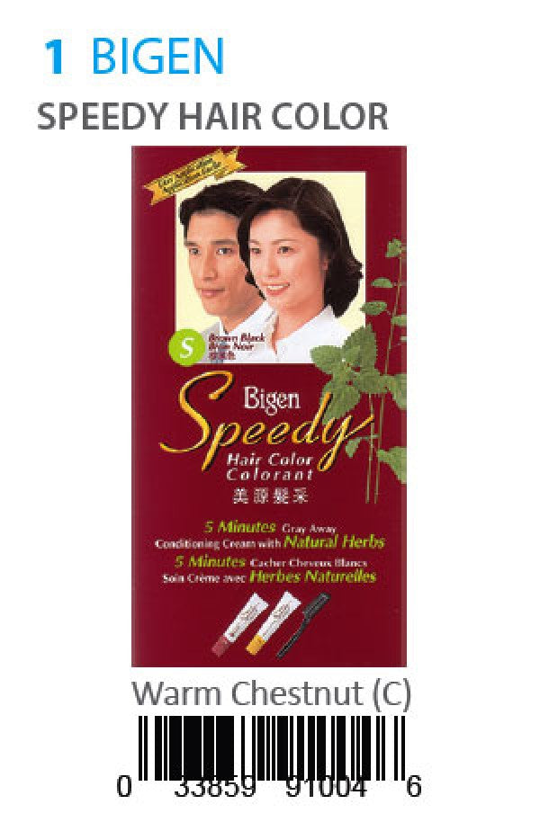 Bigen-1 Speedy Hair Color Warm Chestnut(C)