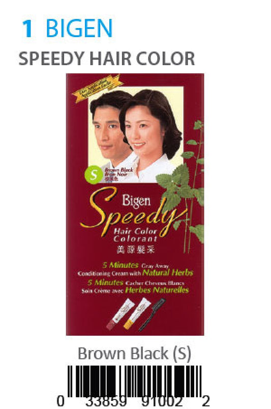 Bigen-1 Speedy Hair Color Brown Black(S)