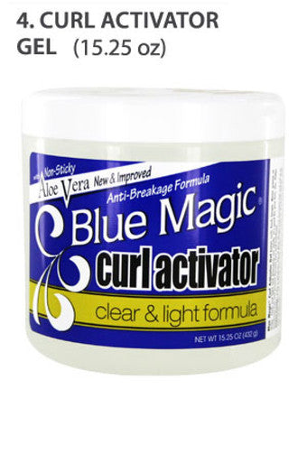 Blue Magic-4 Curl Activator Gel (15.25 oz)